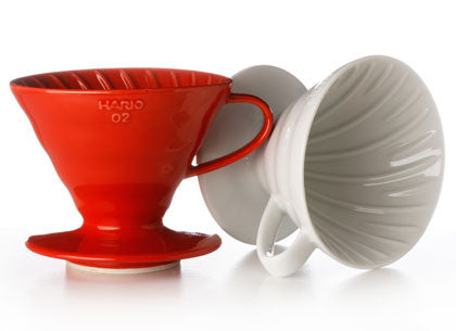 Hario V60 Dripper In Ceramica Rossa Size 01 – Il Classico Giapponese Per Un Caffè Perfetto (Import Giappone)