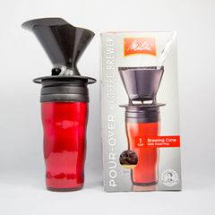 Melitta Travel Mug with a Pour Over Filter