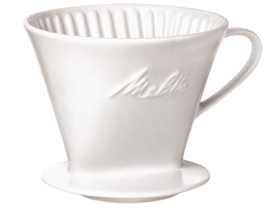 Melitta # 4 PORCELAIN POUR OVER FILTER CONE | Red Whale Coffee